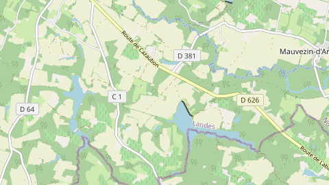 Carte de localisation de l'évènement