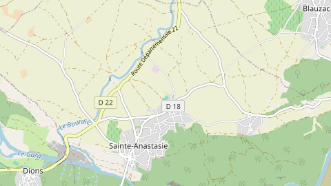 Carte de localisation de l'évènement