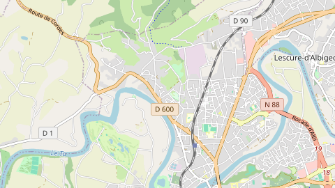 Carte de localisation de l'évènement