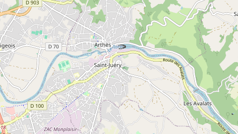 Carte de localisation de l'évènement