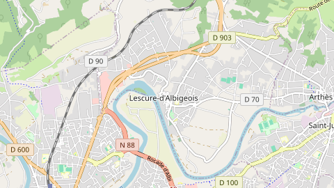 Carte de localisation de l'évènement