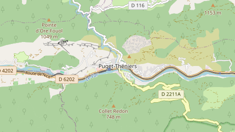 Carte de localisation de l'évènement