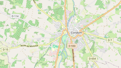 Carte de localisation de l'évènement