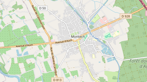 Carte de localisation de l'évènement