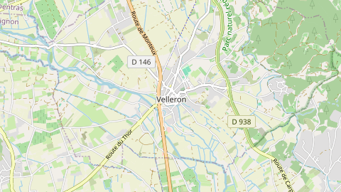 Carte de localisation de l'évènement