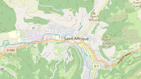 Carte de localisation de l'évènement