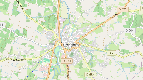 Carte de localisation de l'évènement