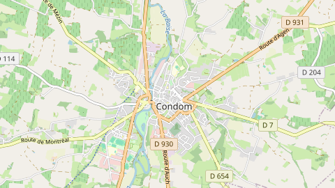 Carte de localisation de l'évènement