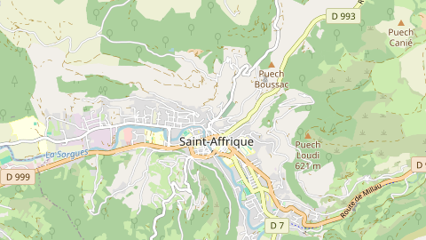 Carte de localisation de l'évènement