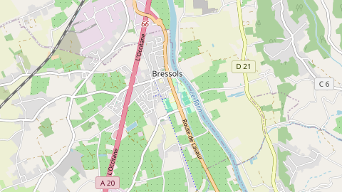 Carte de localisation de l'évènement