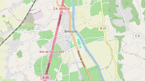 Carte de localisation de l'évènement