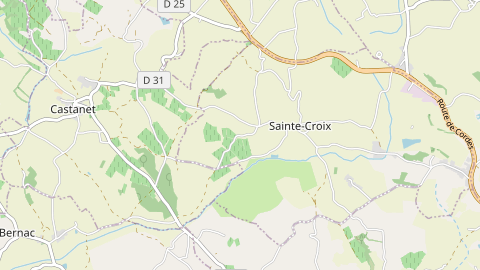 Carte de localisation de l'évènement