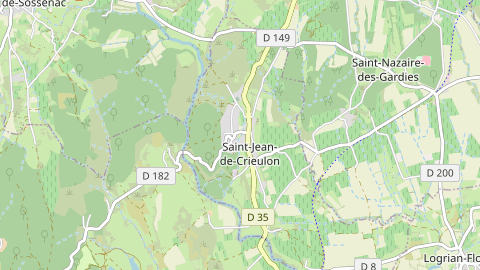 Carte de localisation de l'évènement