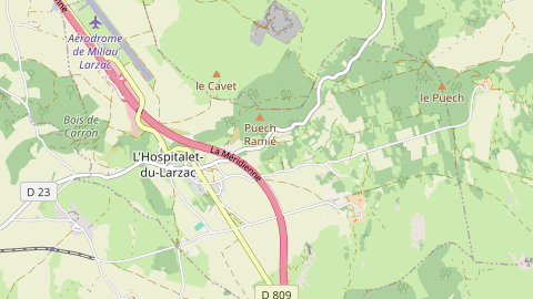 Carte de localisation de l'évènement
