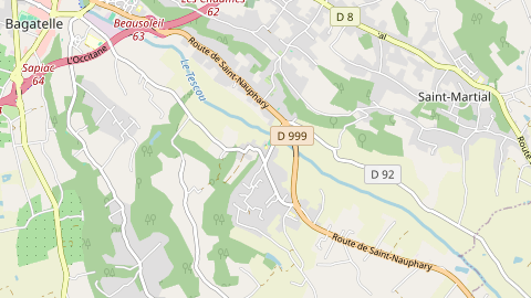 Carte de localisation de l'évènement