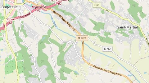 Carte de localisation de l'évènement