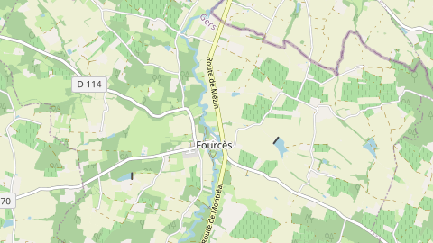 Carte de localisation de l'évènement