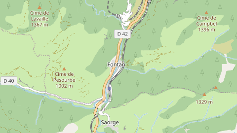 Carte de localisation de l'évènement
