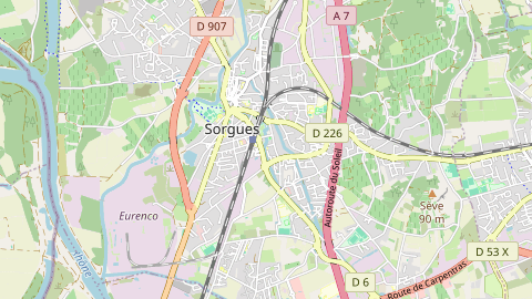 Carte de localisation de l'évènement