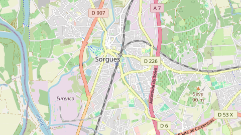 Carte de localisation de l'évènement