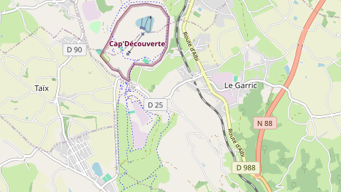 Carte de localisation de l'évènement