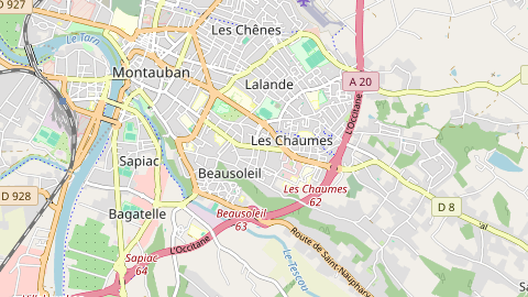 Carte de localisation de l'évènement