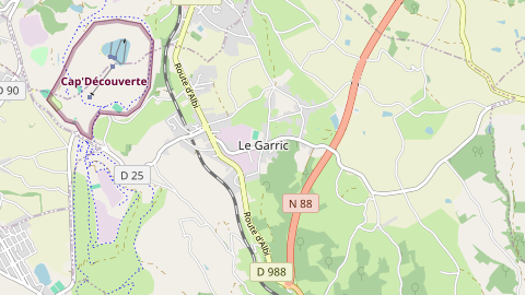 Carte de localisation de l'évènement