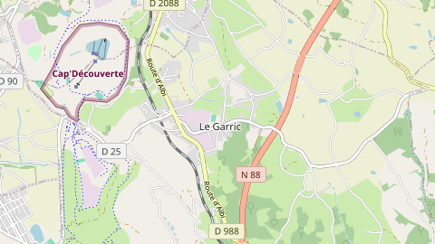 Carte de localisation de l'évènement