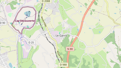 Carte de localisation de l'évènement