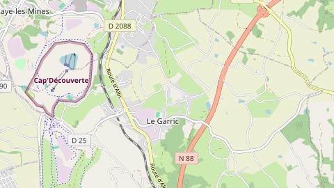 Carte de localisation de l'évènement