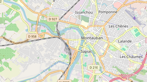 Carte de localisation de l'évènement