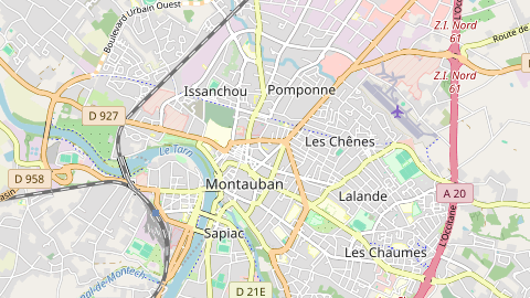 Carte de localisation de l'évènement