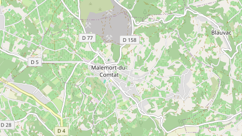 Carte de localisation de l'évènement