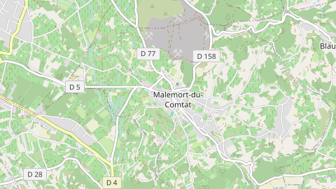 Carte de localisation de l'évènement