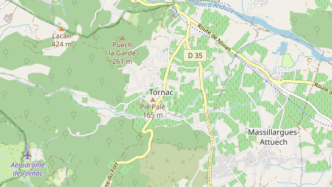Carte de localisation de l'évènement