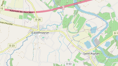 Carte de localisation de l'évènement