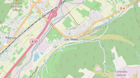 Carte de localisation de l'évènement