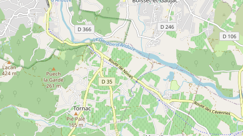 Carte de localisation de l'évènement