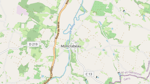 Carte de localisation de l'évènement