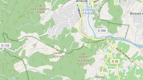 Carte de localisation de l'évènement