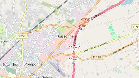 Carte de localisation de l'évènement