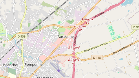 Carte de localisation de l'évènement