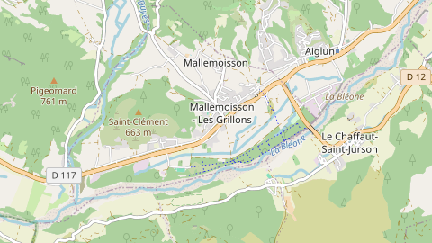 Carte de localisation de l'évènement