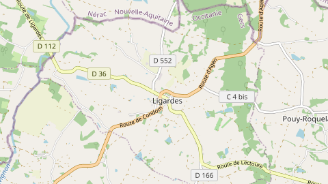 Carte de localisation de l'évènement