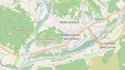 Carte de localisation de l'évènement