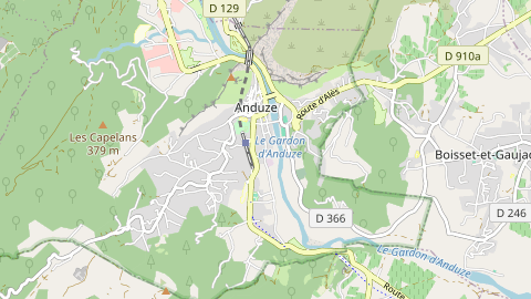 Carte de localisation de l'évènement