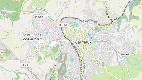 Carte de localisation de l'évènement