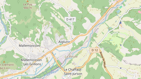 Carte de localisation de l'évènement