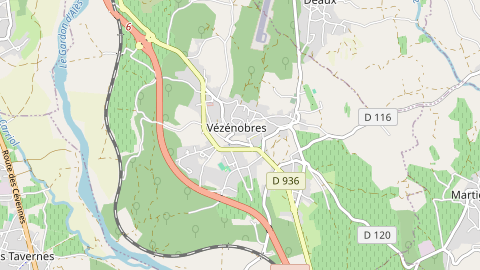 Carte de localisation de l'évènement