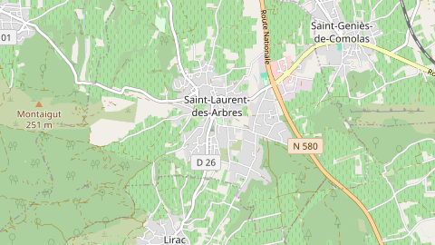 Carte de localisation de l'évènement